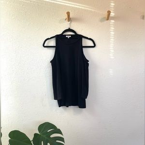 Splendid 3/4 Sleeve Cold Shoulder Shirt